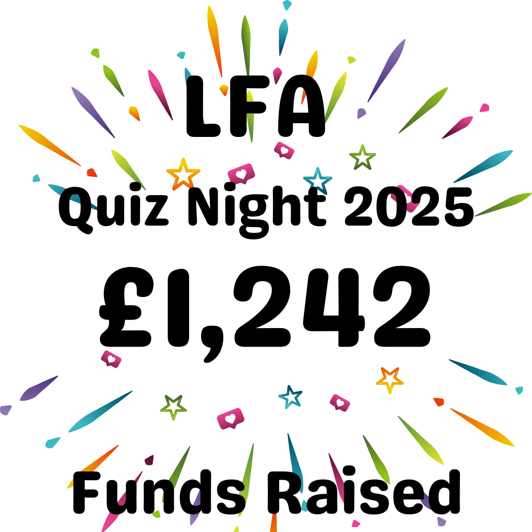 2025 Quiz Night £1,242 funds raised