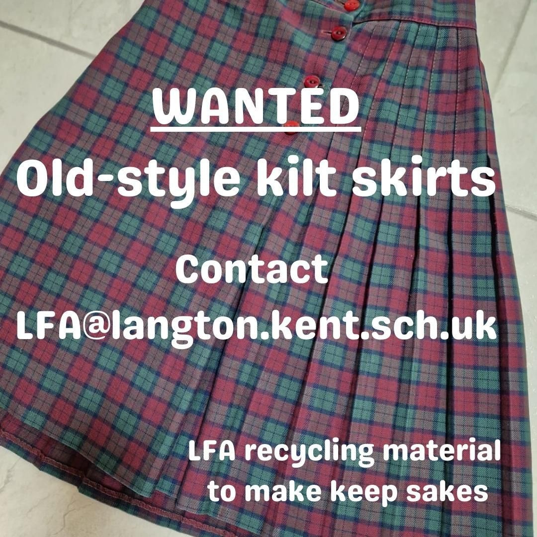 WANTED: Old-style uniform kilt skirts