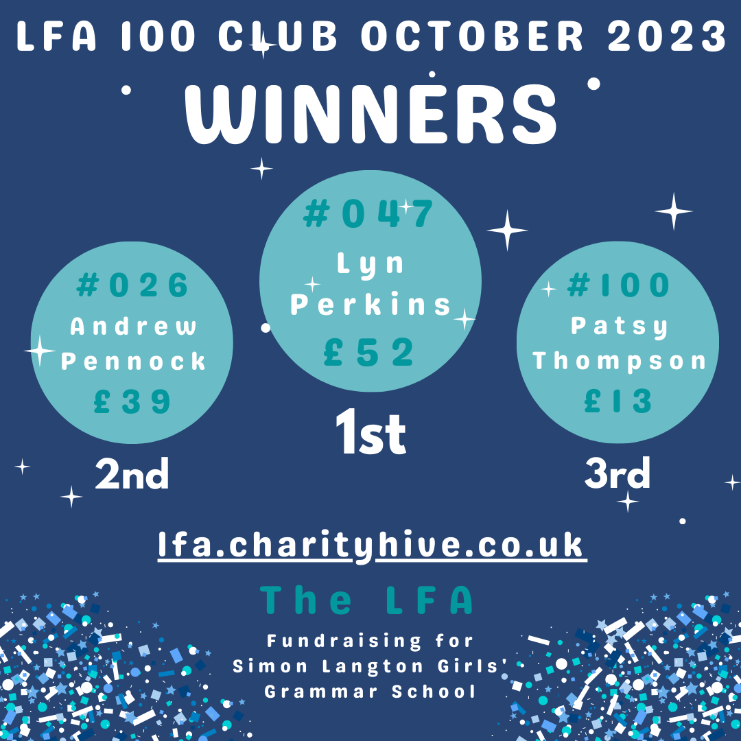 LFA 100+ Club October 2023 Winners