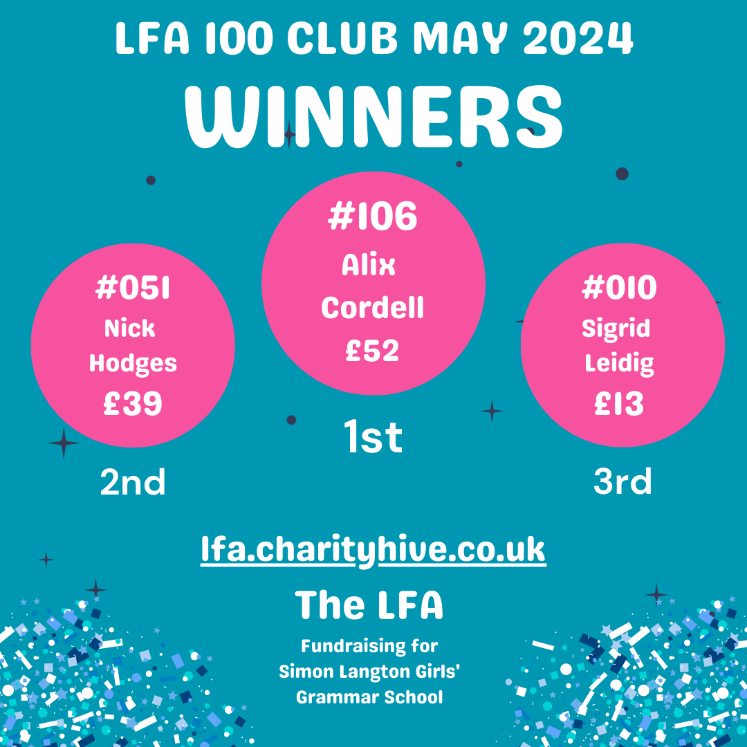 LFA 100+ Club May 2024 winners