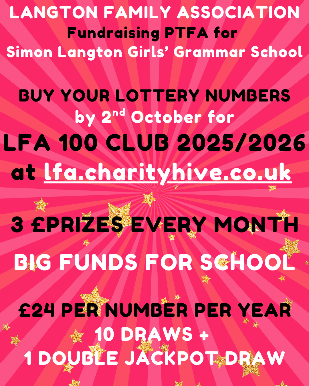 LFA 100 Club Lottery - Buy number NOW!
