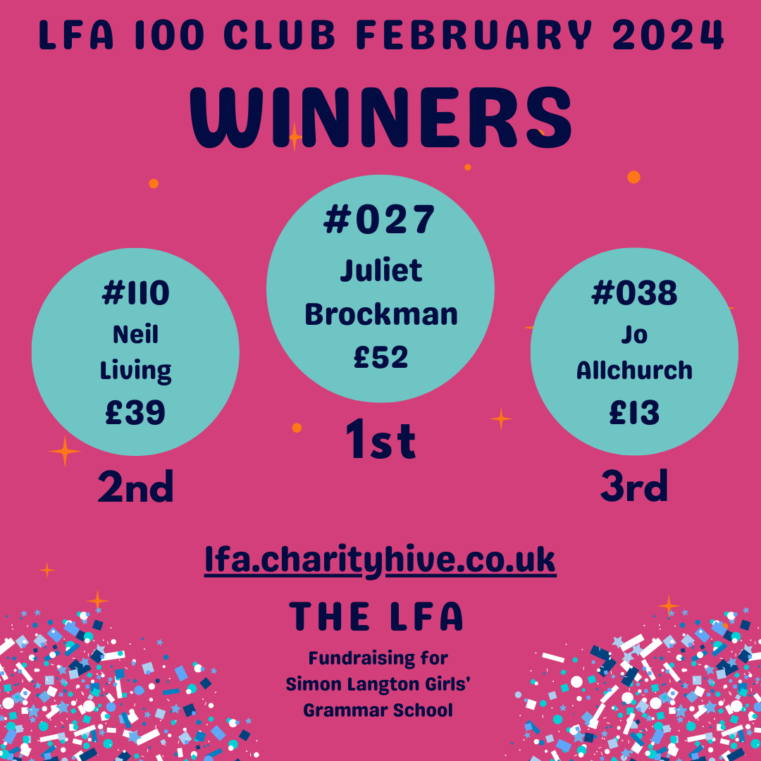 LFA 100+ Club February 2024 Winners
